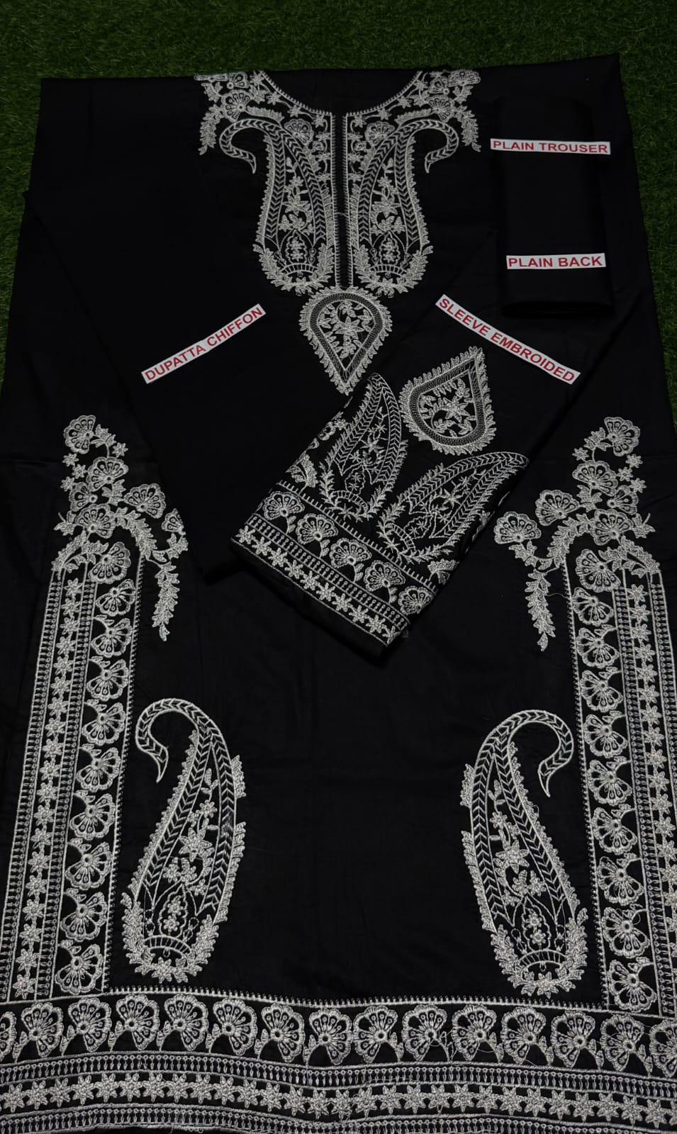 Afreen embroidery lawn 3pc