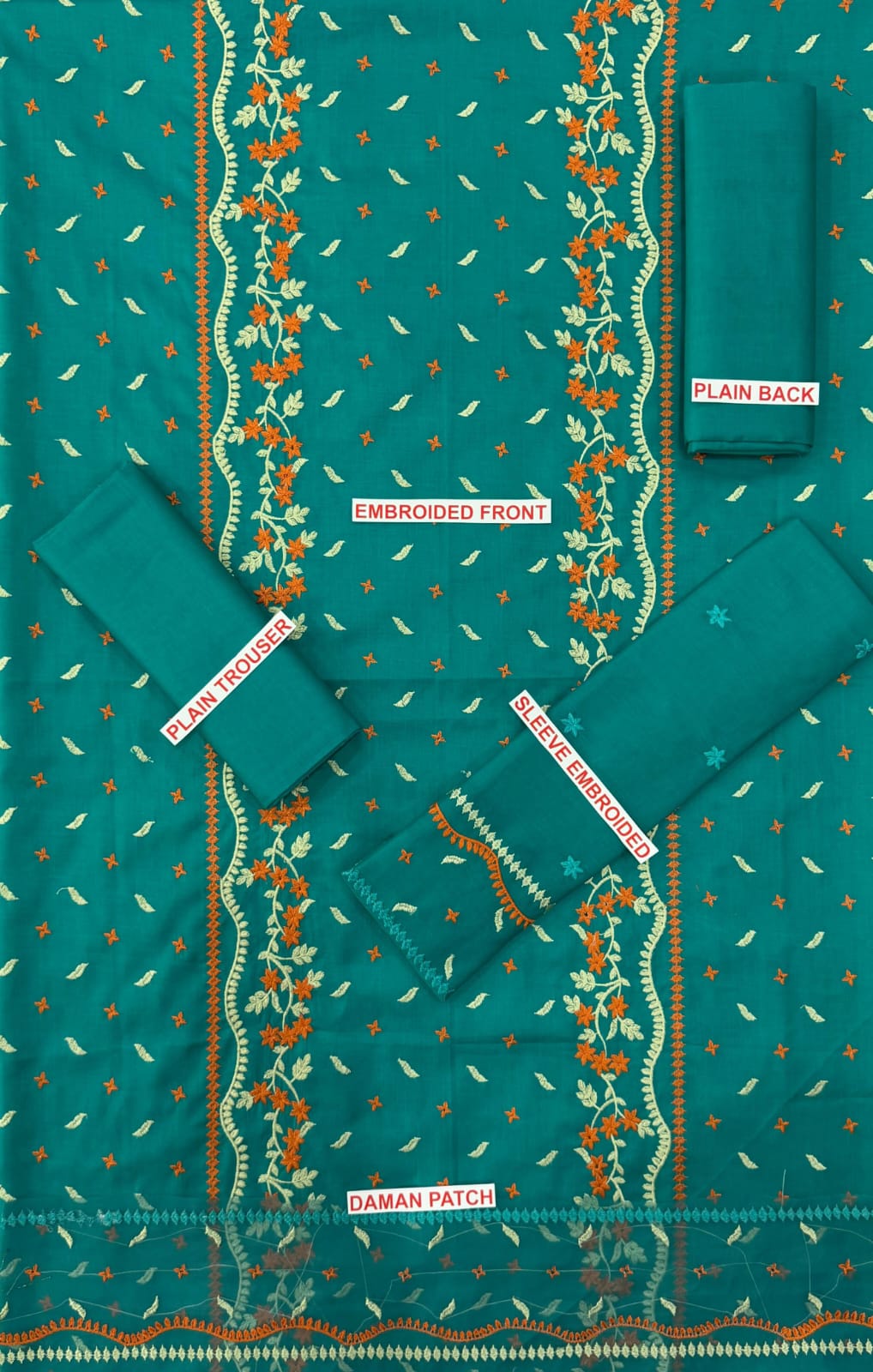 Shobia nazir embroidery 2pc lawn