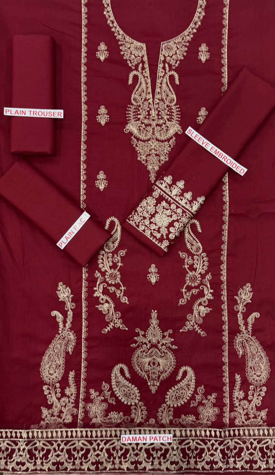 Jazmin embroidery lawn 2pc