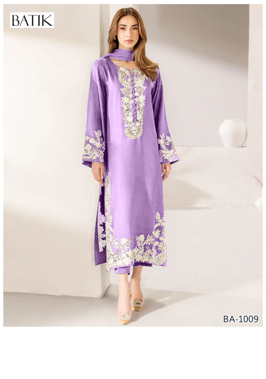 Bitak embroidery lawn 2pc