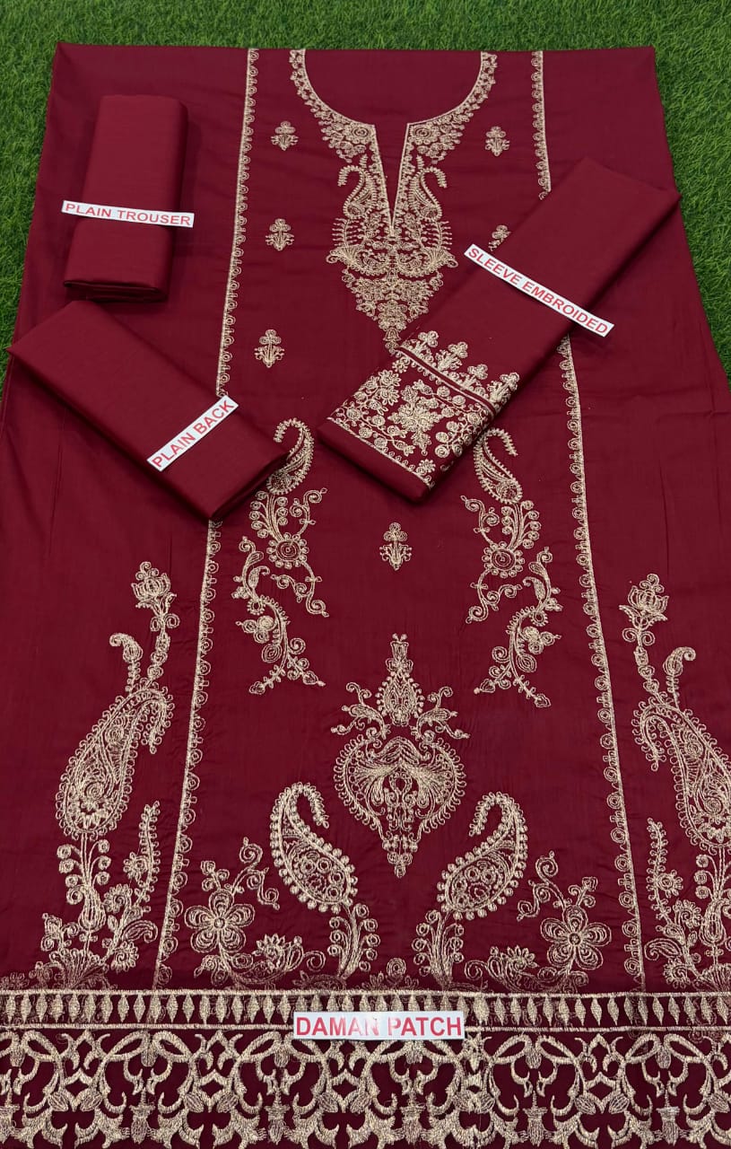Jazmin embroidery lawn 2pc