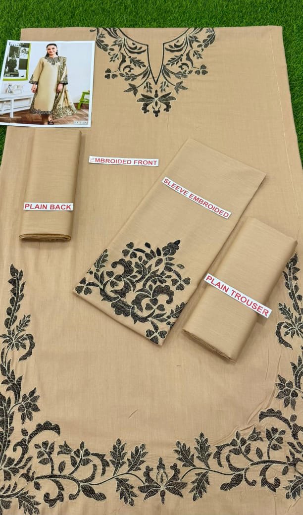 Sapphire embroidery lawn 2pc