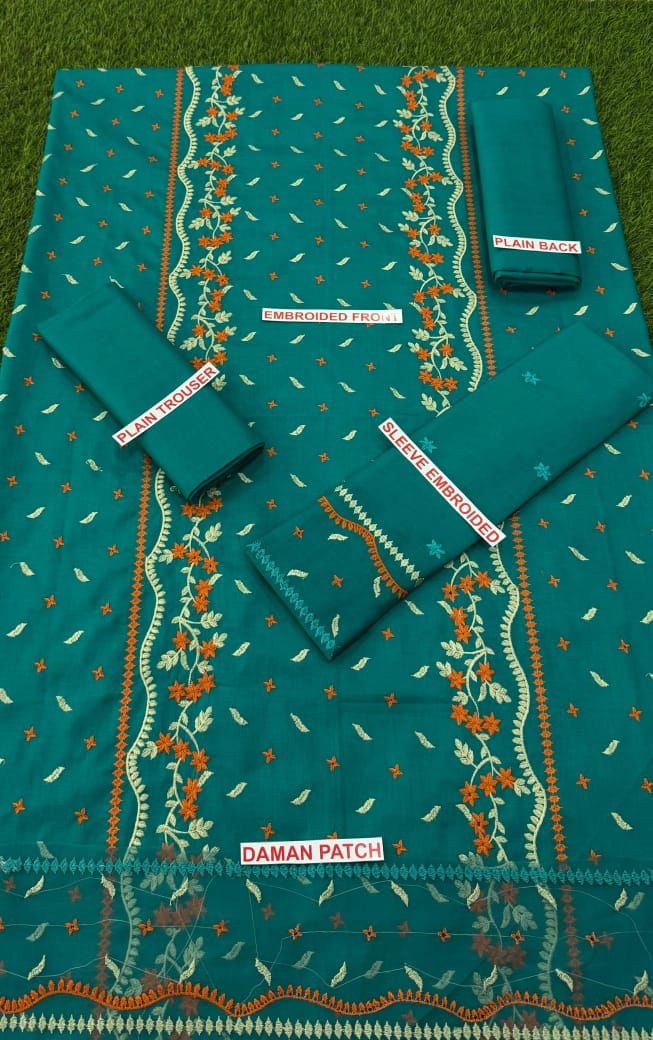 Shobia nazir embroidery 2pc lawn