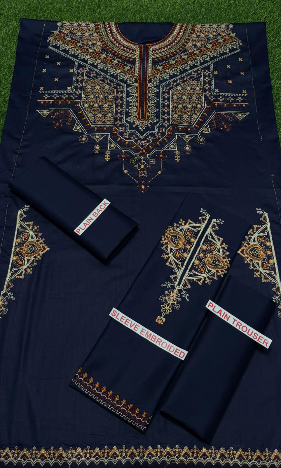 Zara shajaha embroidery 2pc lawn