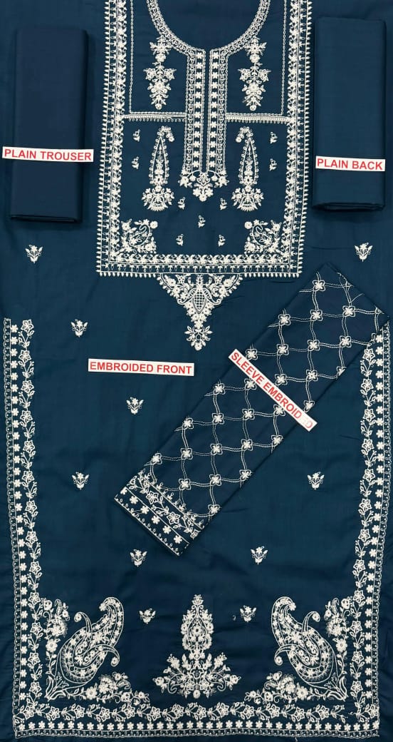 Tawakkl embroidery lawn 2pc