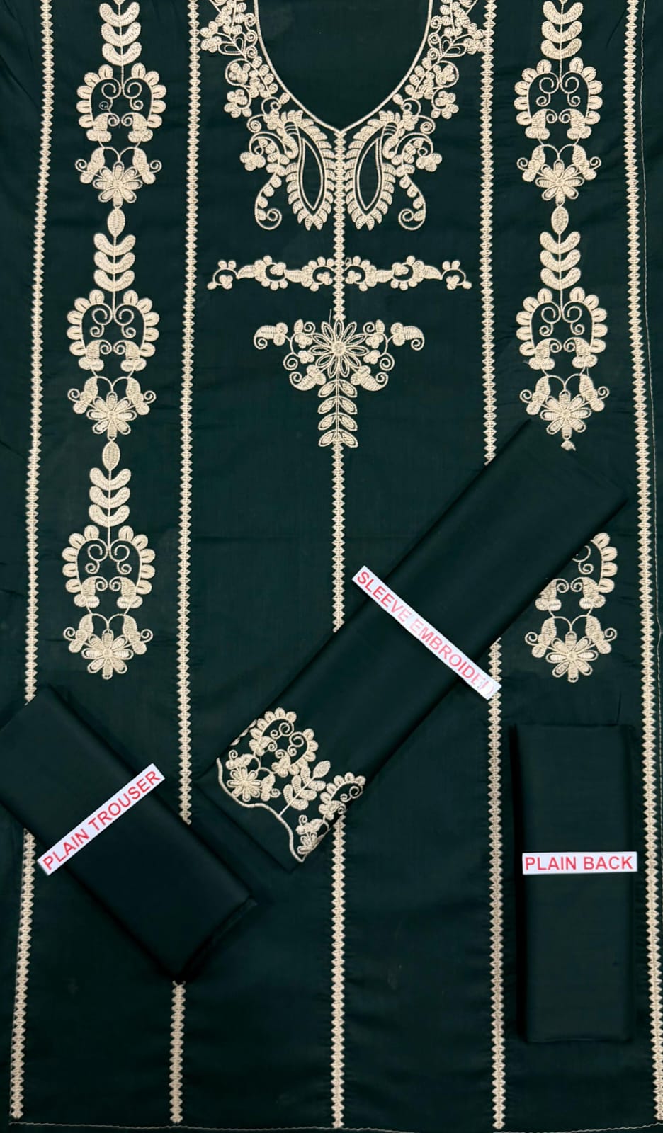 Batik embroidery lawn 2pc