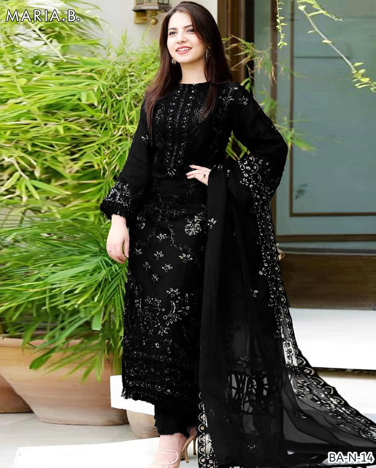 Maria.B embroidery lawn 3pc