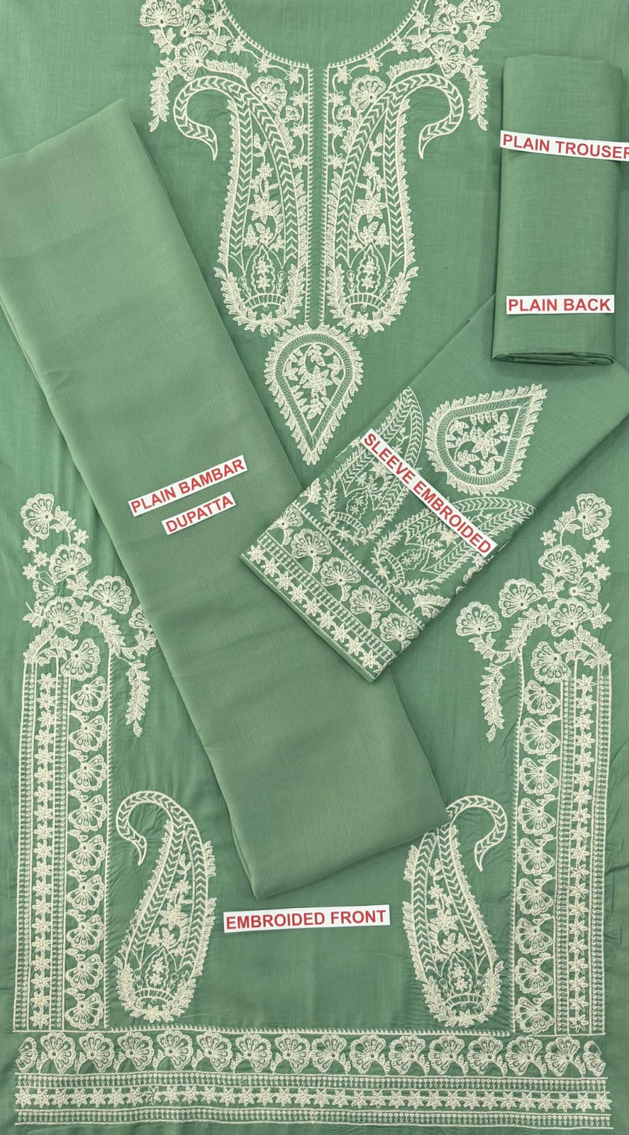 Afreen embroidery lawn 3pc